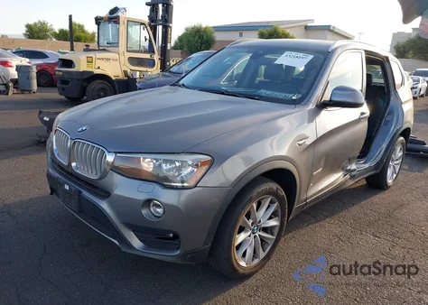 2017 BMW X3 Sdrive28I from USA, damaged, VIN 5UXWZ7C51H0U47110